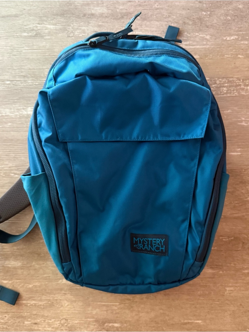 Mystery Ranch District 18 Backpack Everyday Bag Laptop EUC Splash teal blue